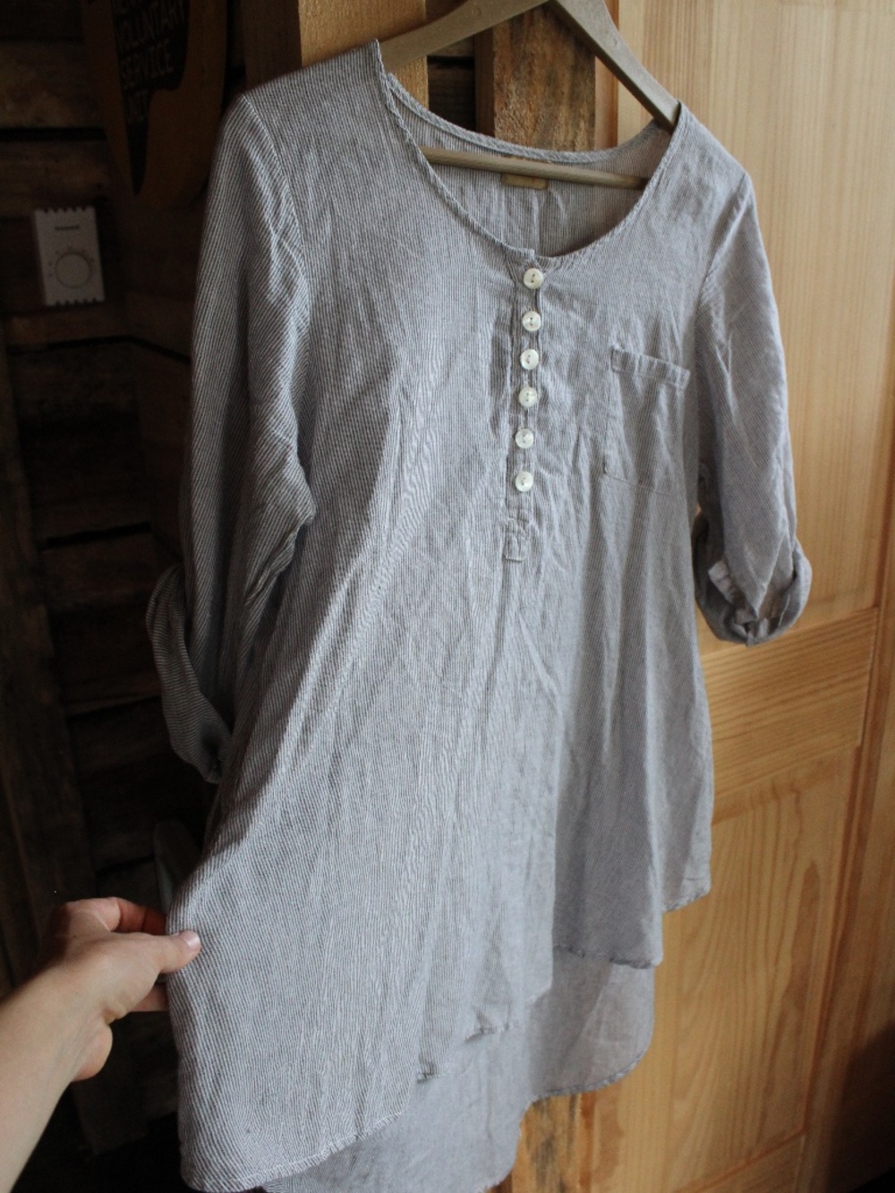 Tulip Lightweight 100% Cotton Striped Blouse
